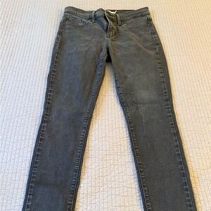 Levi's Dark Gray 311 Shaping Skinny Jeans